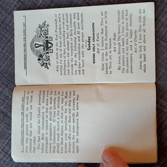Vintage Communion Prayers for every day from 1947 - Picture 5 of 8